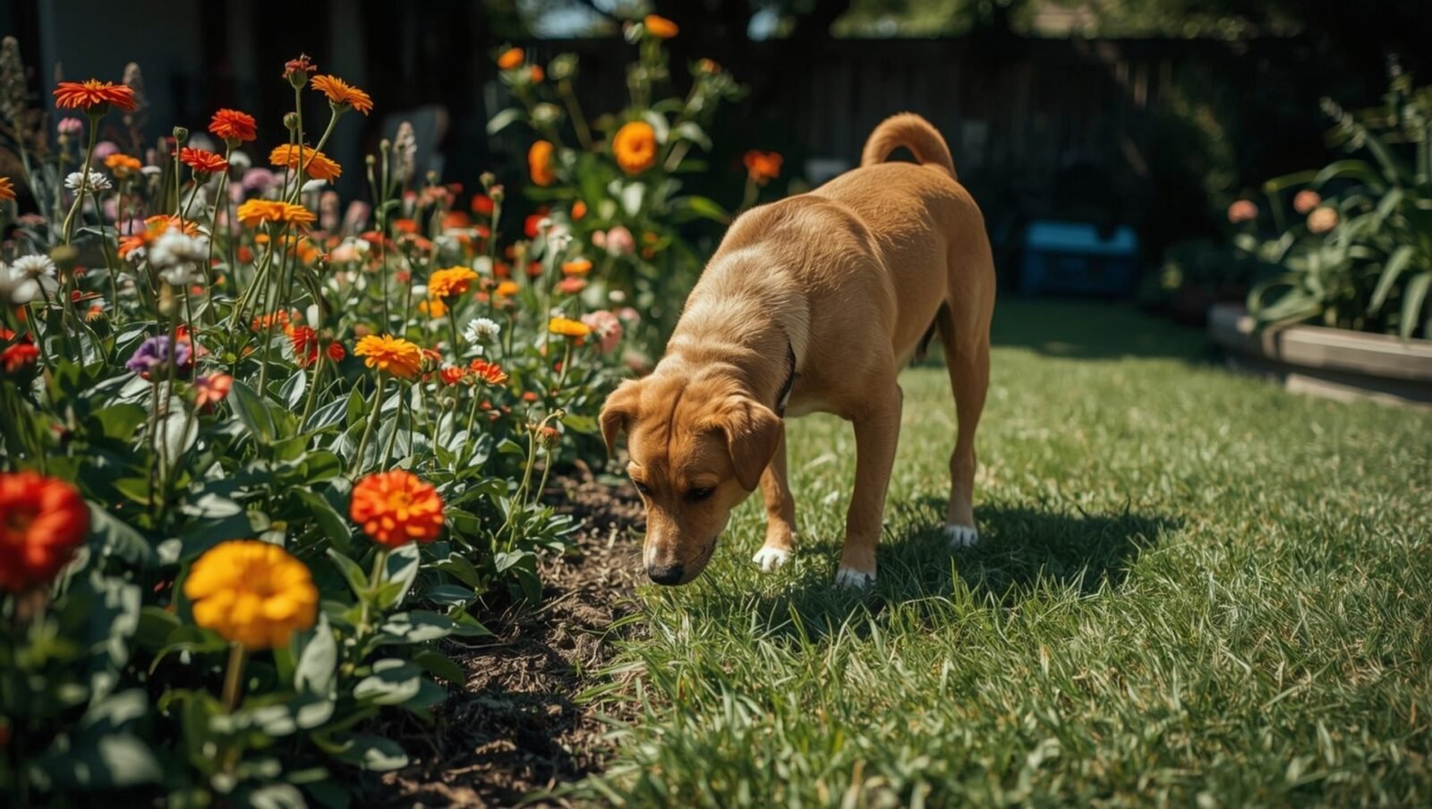 Gartenpflanzen die für Hunde giftig sind — und wie die Ernährung schützt