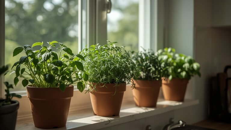 Kräuter auf der Fensterbank: Welche Küchenkräuter wachsen drinnen?