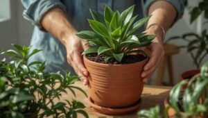 Zimmerpflanzen umtopfen: Wann und wie topft man Zimmerpflanzen um?